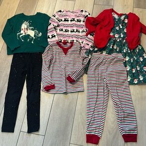 GUC Girls Christmas Holiday Bundle Size 6/7